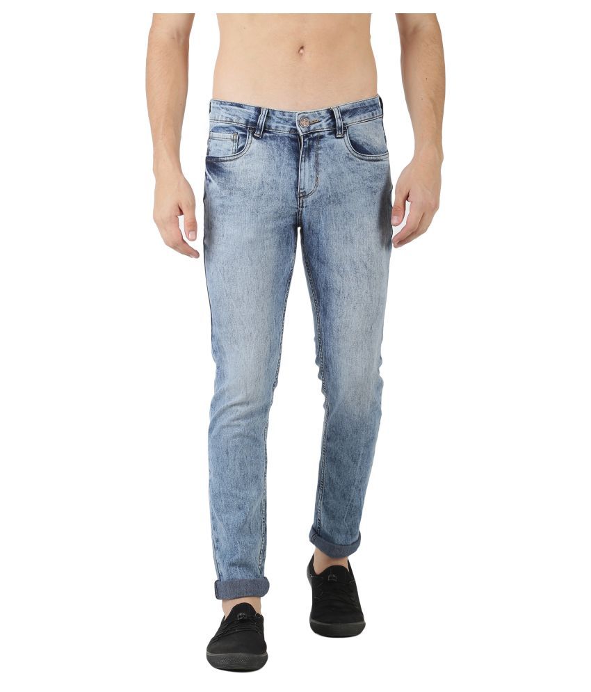light blue slim jeans
