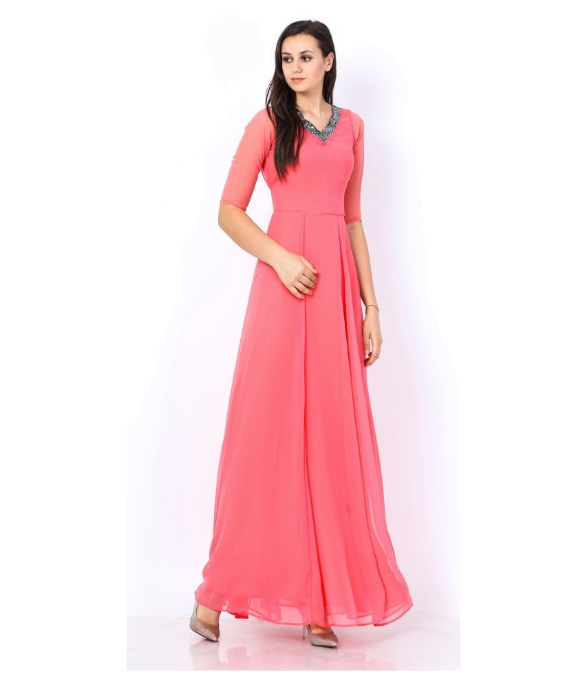 styles for poly material short gown