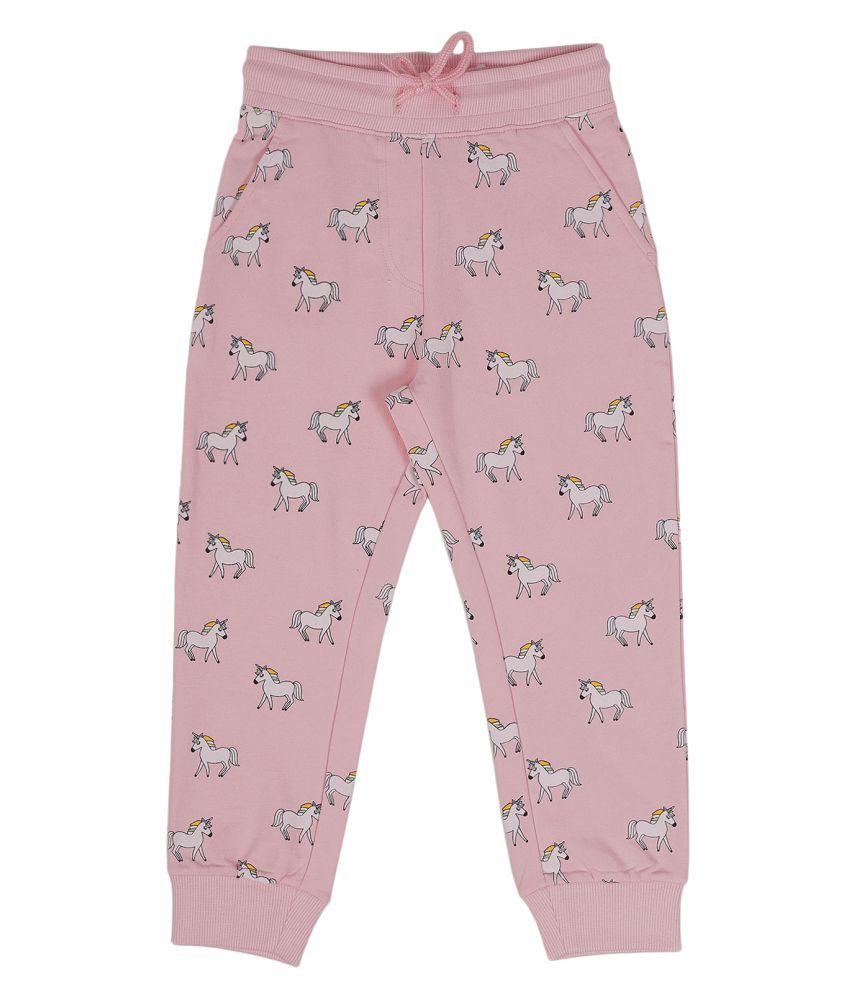     			PLUM TREE GIRLS PINK JOGGER TRACK PANT