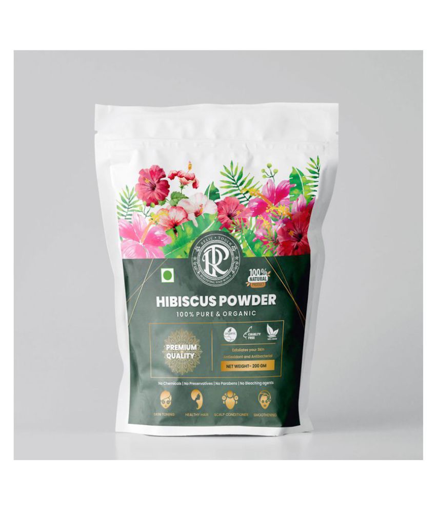Relic Touch Hibiscus Powder For Hair Growth, Conditioning & Face Face