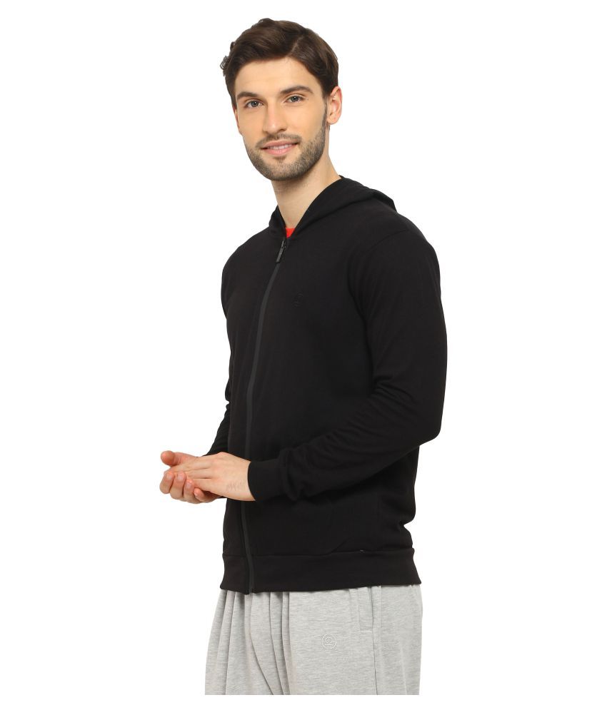 CHKOKKO Men Full Sleeve Hooded T Shirt 