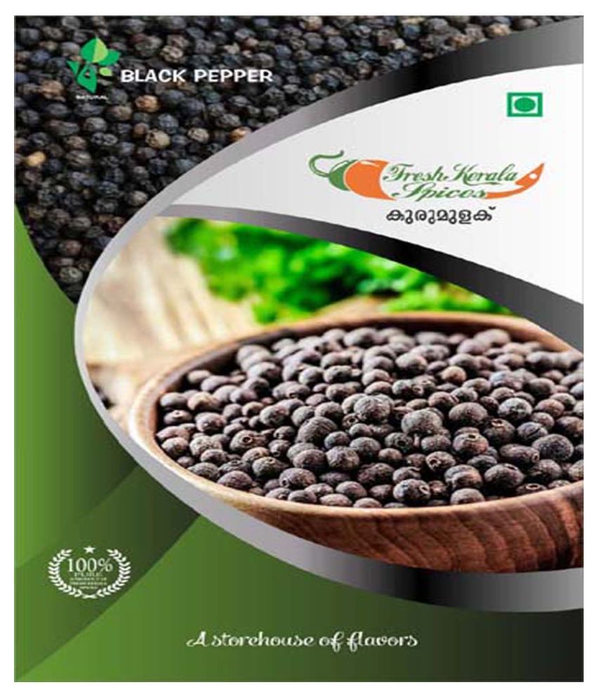 Fresh Kerala Spices Black Pepper 100 gm Buy Fresh Kerala Spices Black