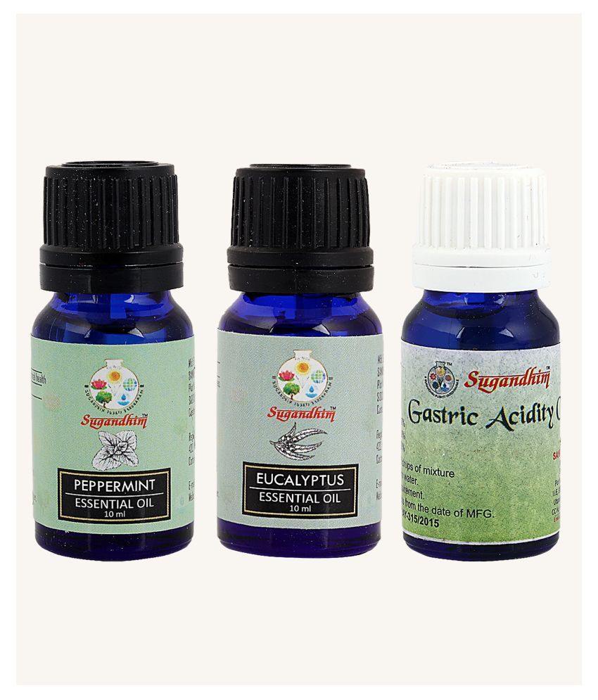 Sugandhim Peppermint + Eucalyptus Essential Oil 10 mL Buy Sugandhim