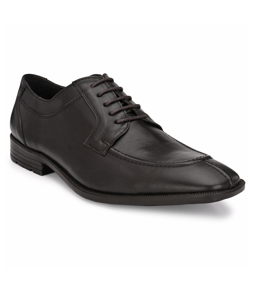 Carlo Romano Office Genuine Leather Brown Formal Shoes Price in India ...