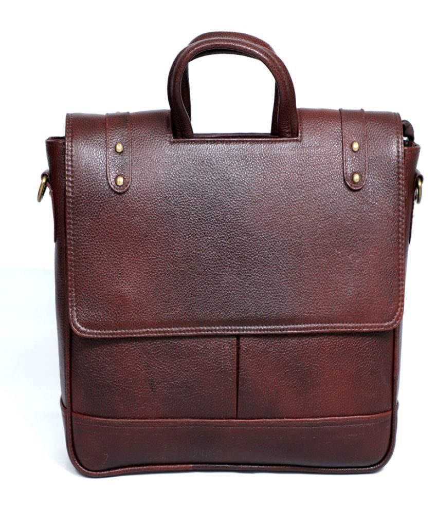 hub leather office bags