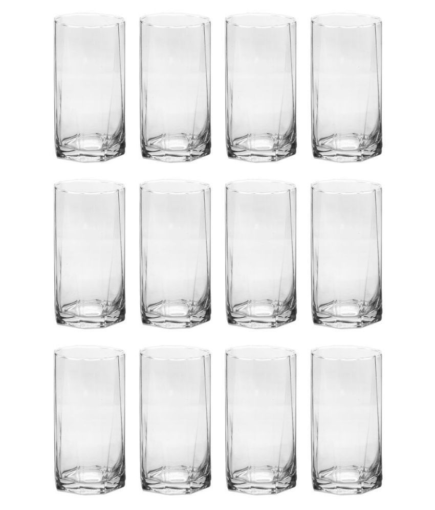     			Afast Glass Glasses, Transparent, Pack Of 12, 250 ml