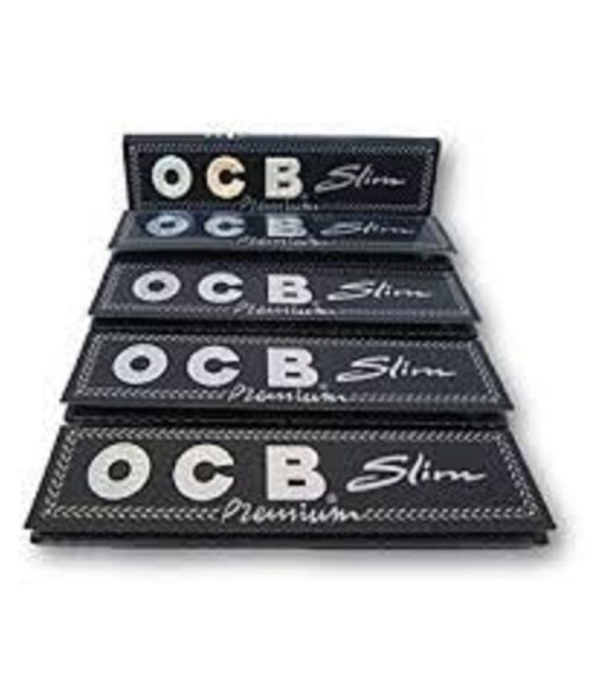 OCB BLACK PAPERS 5 BOOKLETS Paper Food Wrapping Paper: Buy Online at ...