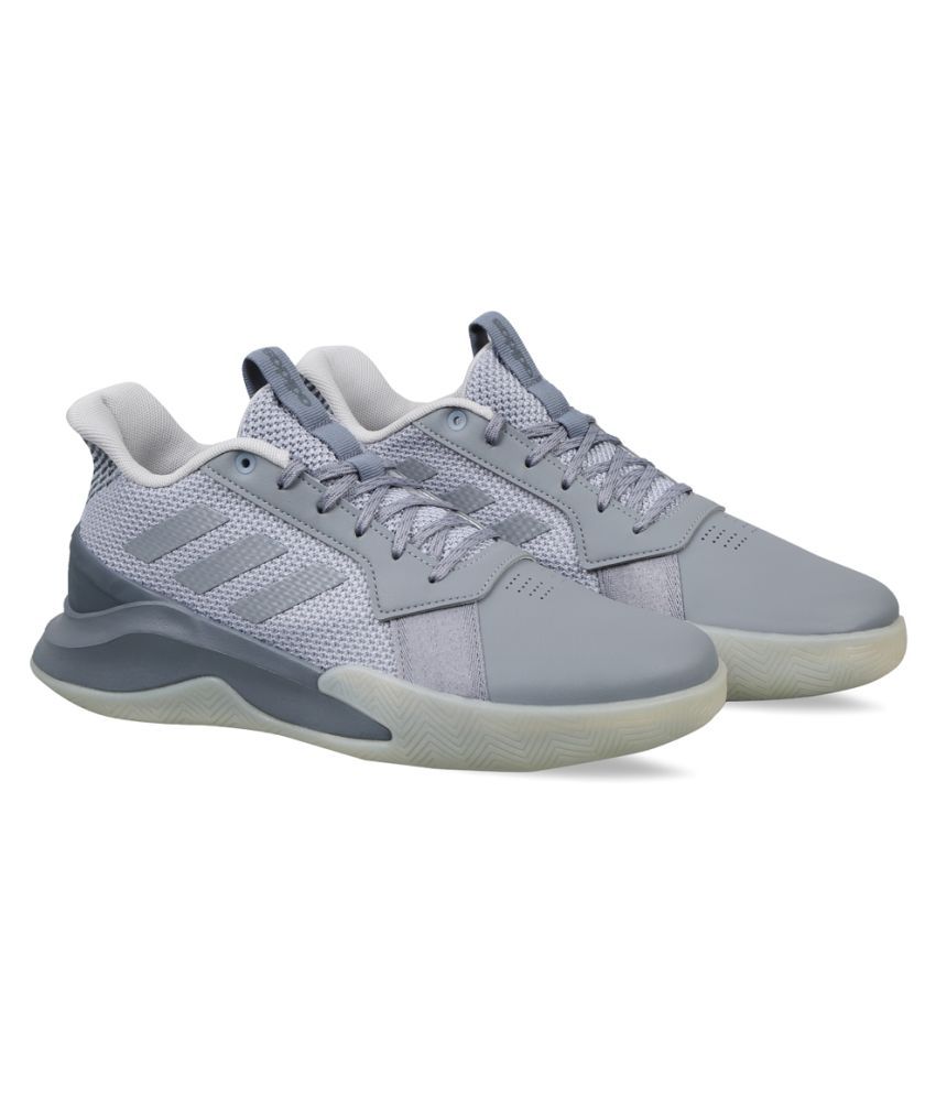 grey adidas basketball shoes