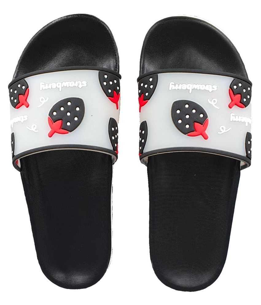     			Pampy Angel Black Slides