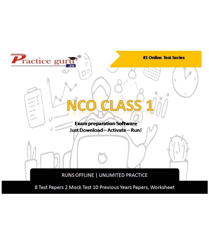 Practice Guru 8 Test 2 Mock Test 10 Previous Years Papers 30 Worksheet Printable Pdf For 1 Class Nco Exam Online Tests Buy Practice Guru 8 Test 2 Mock Test 10 Previous Years Papers 30 Worksheet Printable Pdf