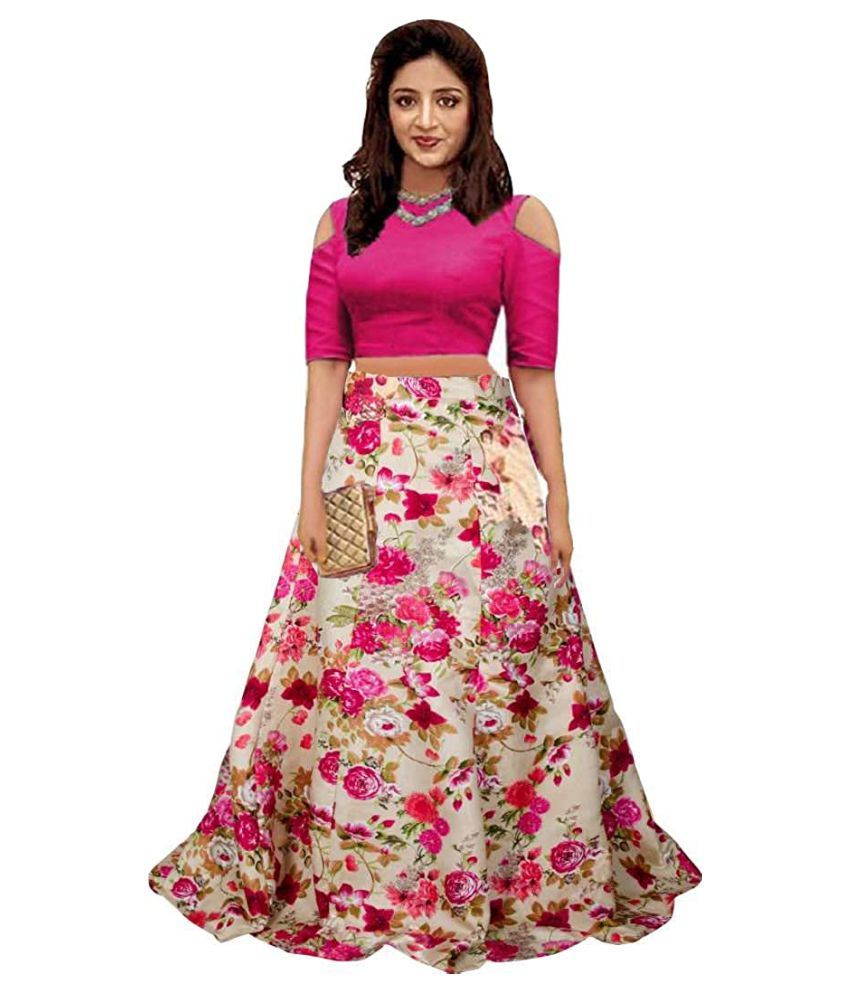 pink lehenga snapdeal