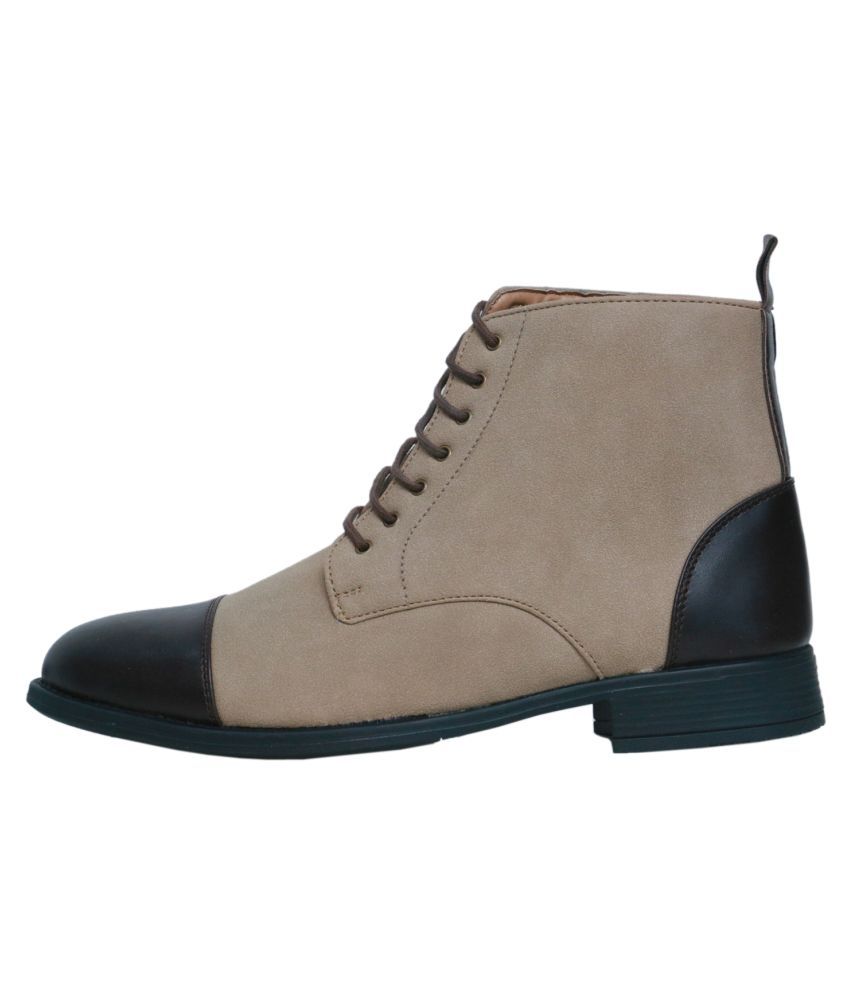 vegan beige boots