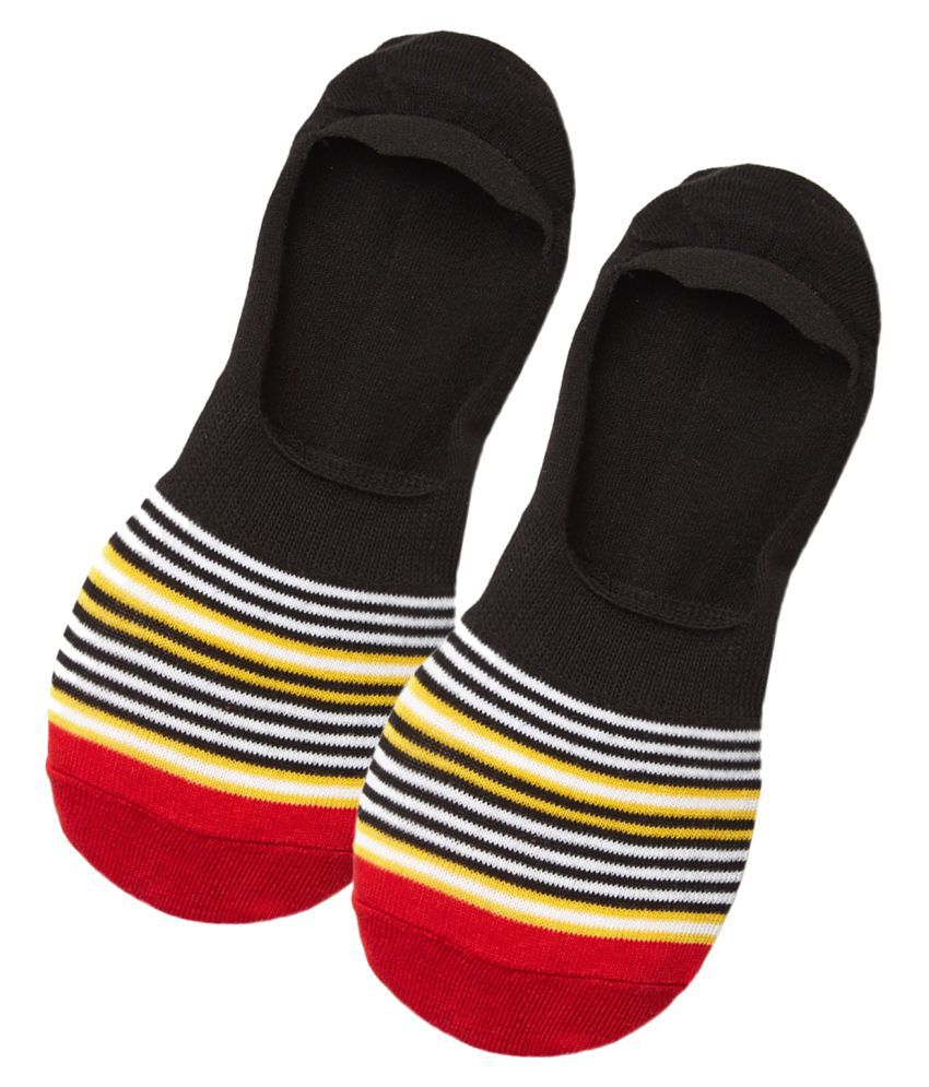 2Bme Black Casual No Show Socks Pack of 2: Buy Online at Low Price in ...