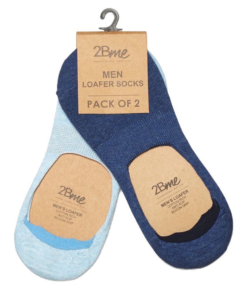 2Bme Blue Casual No Show Socks Pack of 2 Buy Online at Low Price in