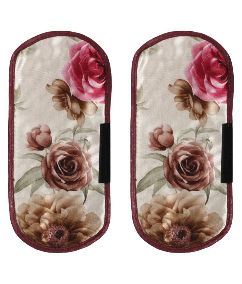     			E-Retailer Set of 2 Polyester Pink Fridge Handle Cover