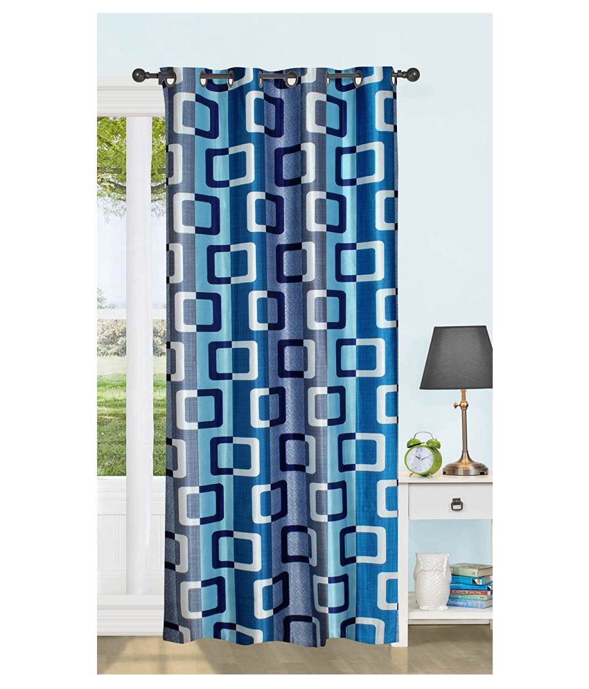 INDUS APPAREL Single Window SemiTransparent Eyelet Polyester Curtains