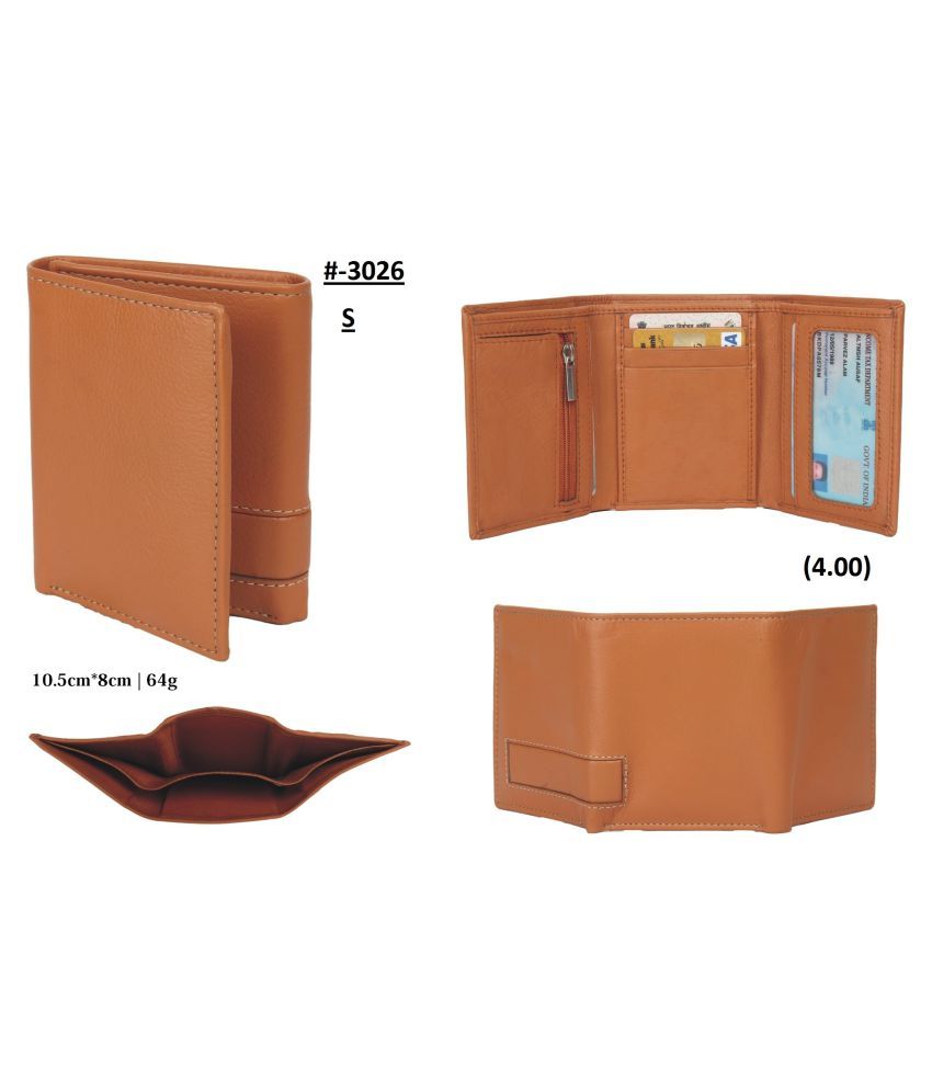 Leather Club Leather Brown Formal Regular Wallet Buy Online at Low