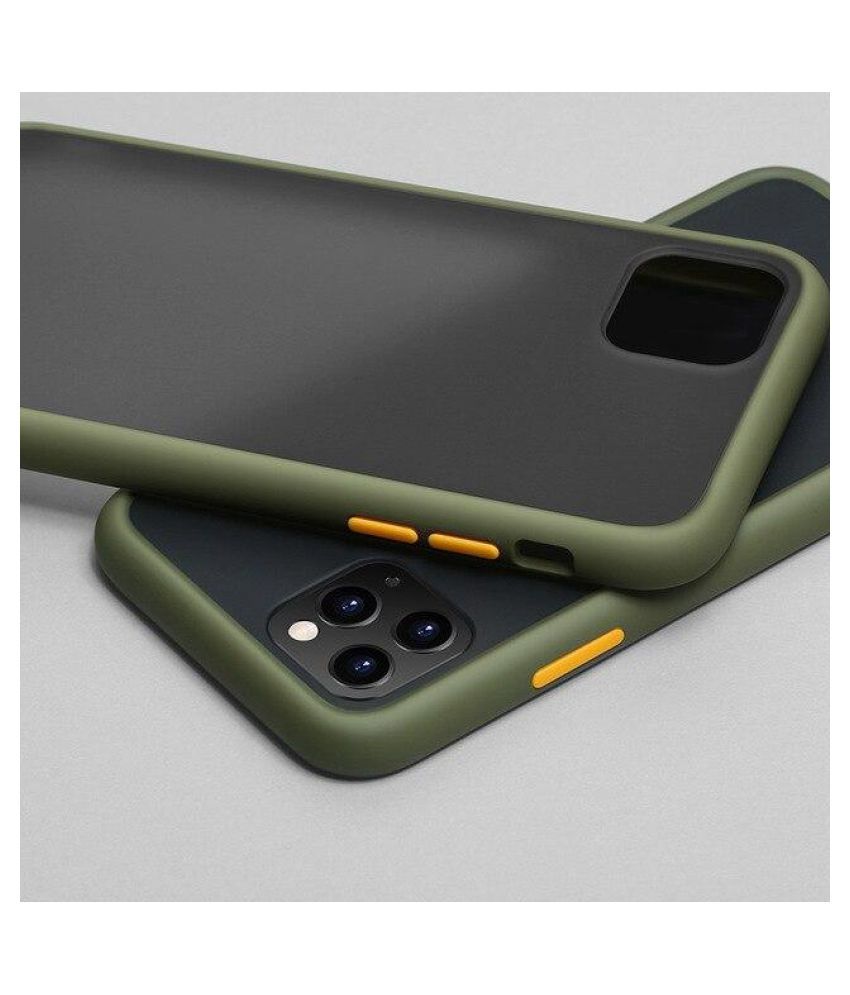 OPPO A52 Shock Proof Case Oppo A52 - Green Smoke Translucent Matte