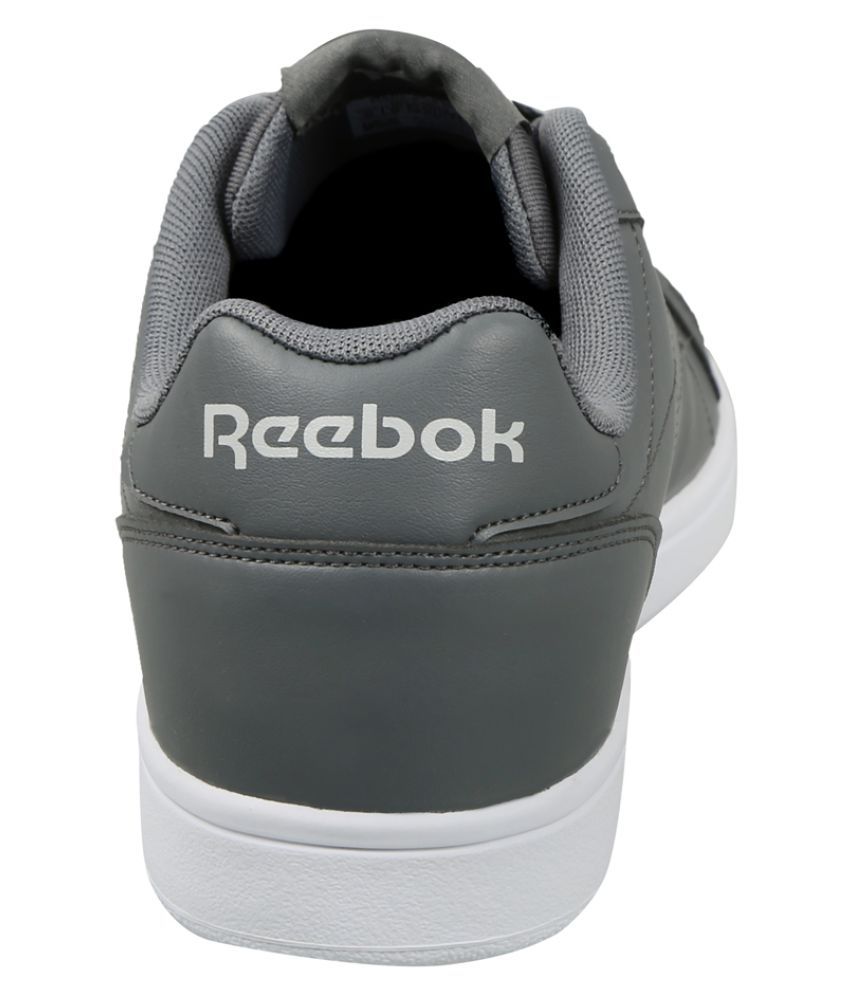 grey reebok sneakers
