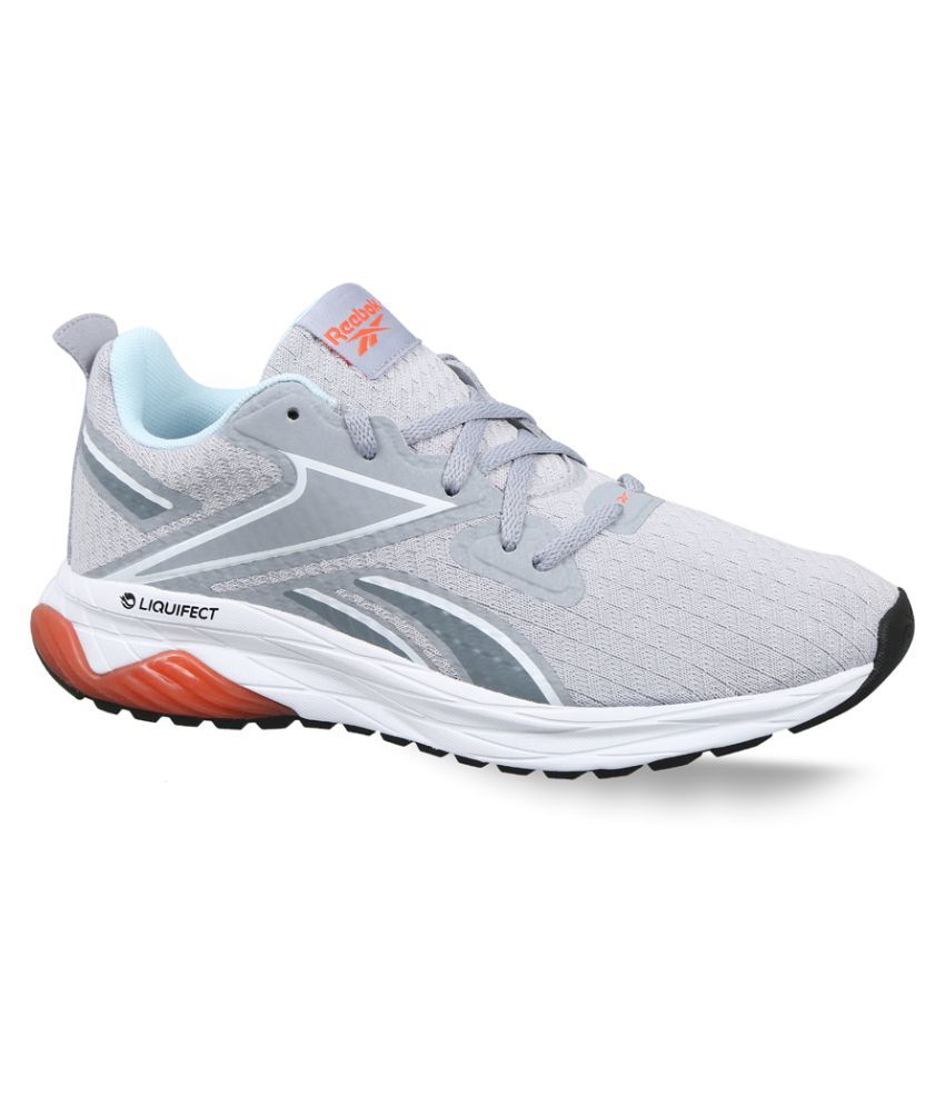 grey reebok sneakers