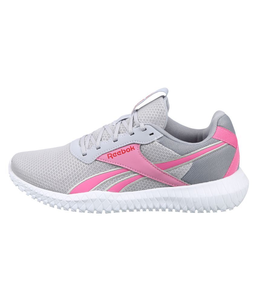 grey reebok sneakers