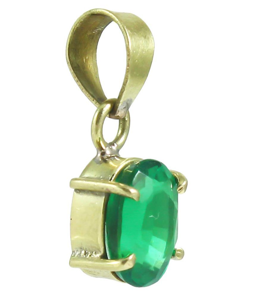 Emerald Panna Stone Panchadhatu Pendant/Locket -AA++ Quality Gemstone ...