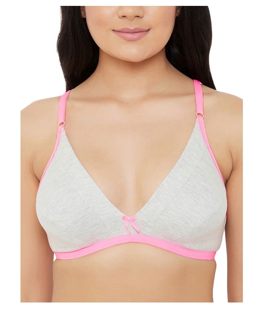     			Clovia Cotton Everyday Bra - Grey