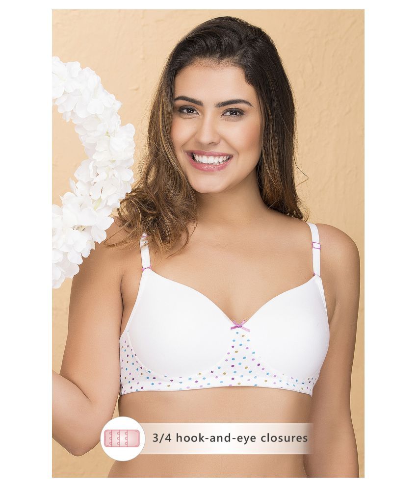     			Clovia Cotton T-Shirt Bra - White