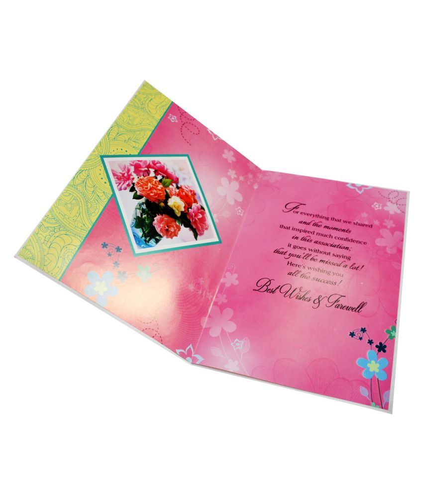 giftics warm farewell and goodbye wishes greeting card