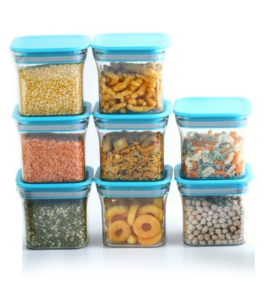     			Analog kitchenware Pasta,Grocery,Dal Polyproplene Food Container Set of 8 550 mL