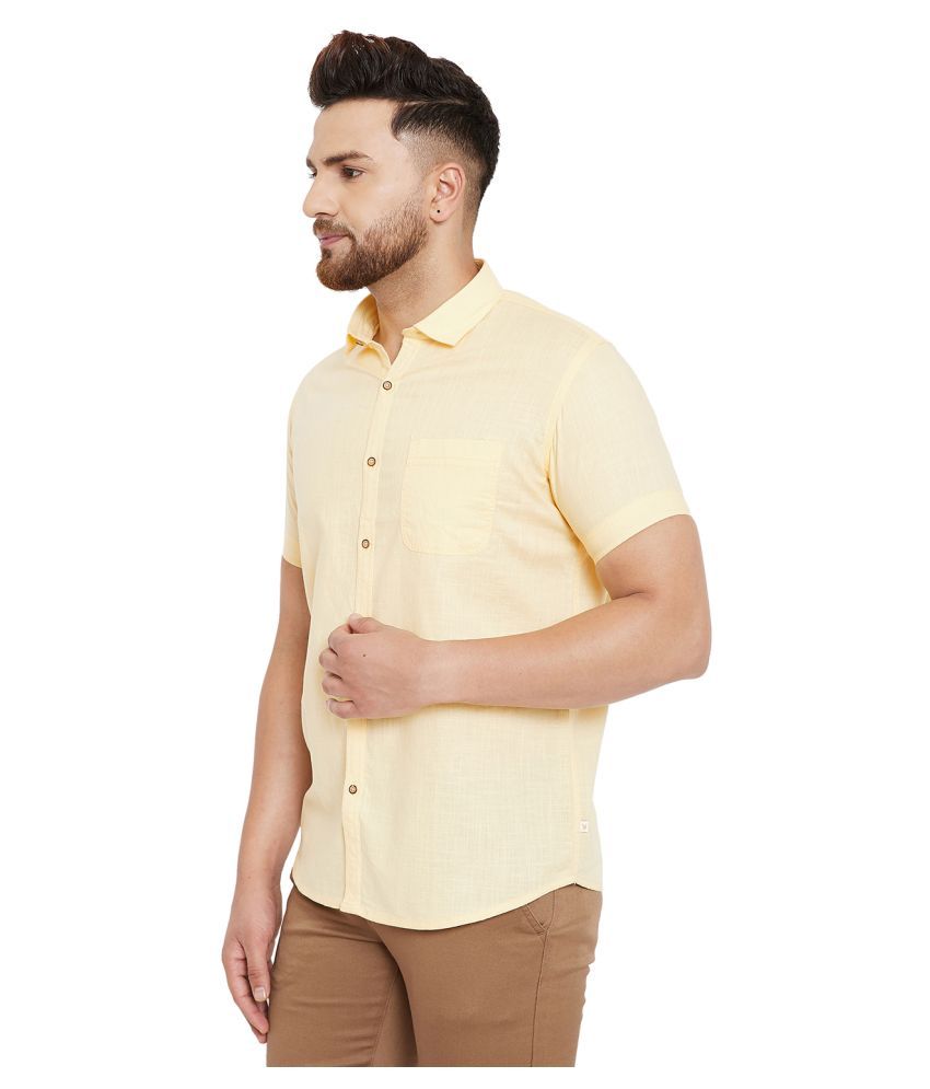 canary yellow show shirt