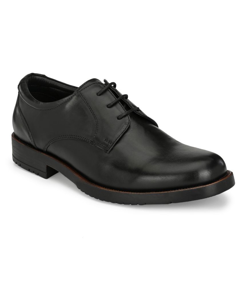 Carlo Romano Derby Genuine Leather Black Formal Shoes Price in India ...