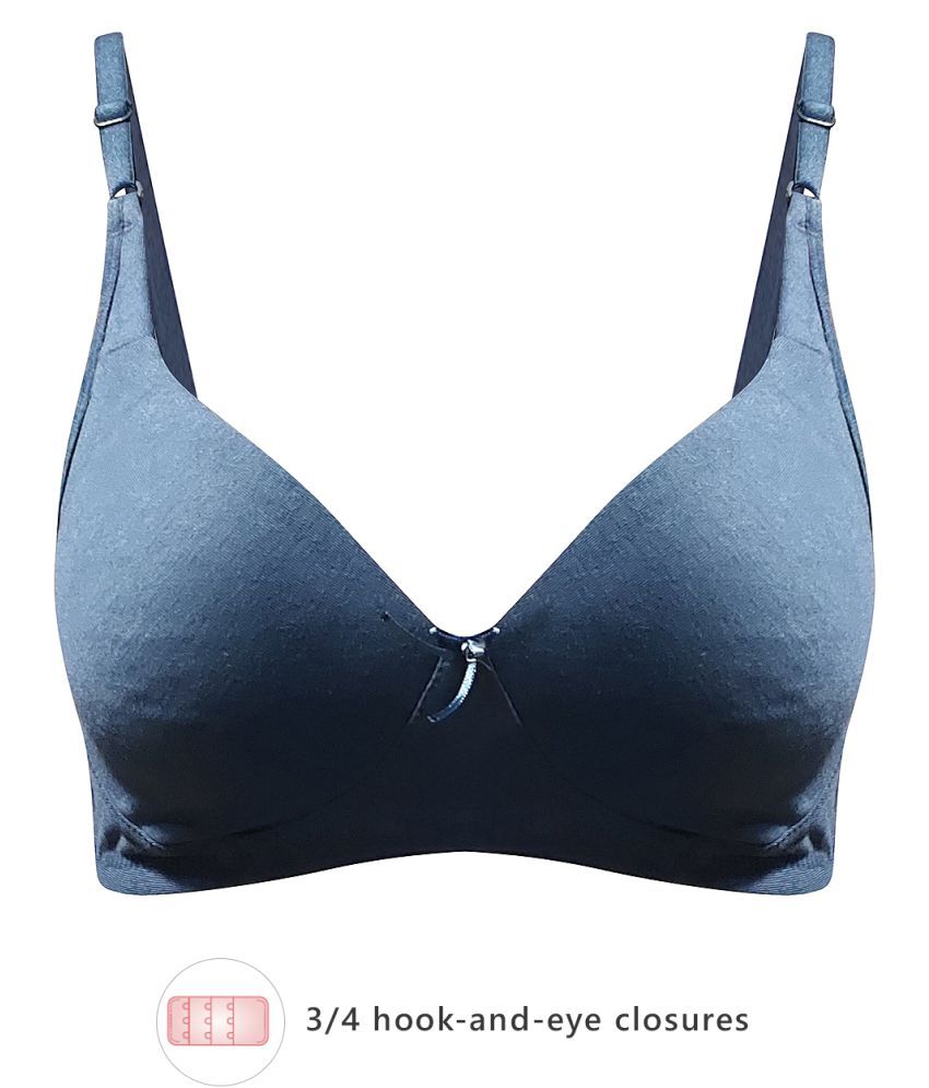     			Clovia Cotton Everyday Bra - Blue