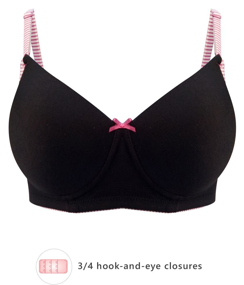     			Clovia Cotton T-Shirt Bra - Black