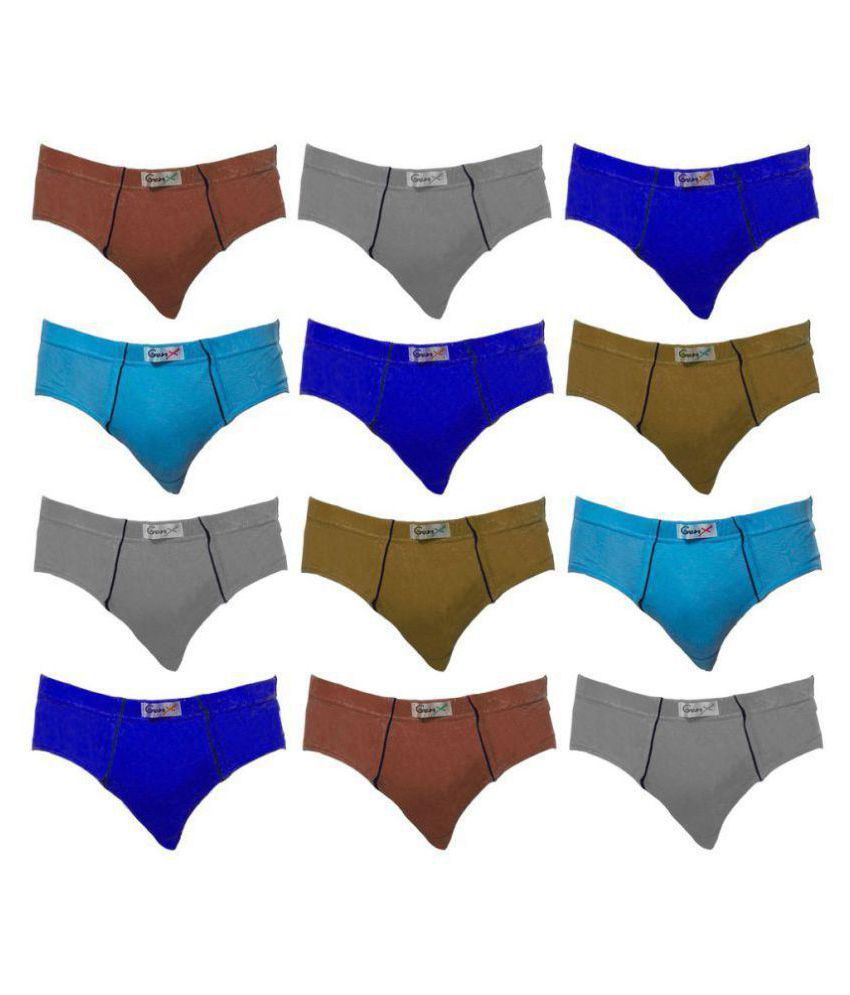 Genx Multi Brief Pack of 12 - Buy Genx Multi Brief Pack of 12 Online at ...