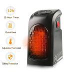 Triangle Ant Mini Handy Heater For Door Room, Office,Work Spaces, Benches 350 W Electric Fan Heater Black