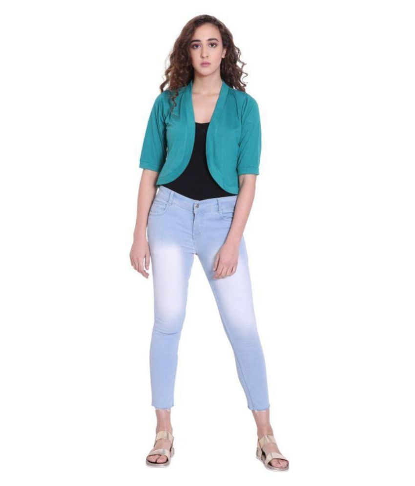     			Affair Cotton Shrugs - Green