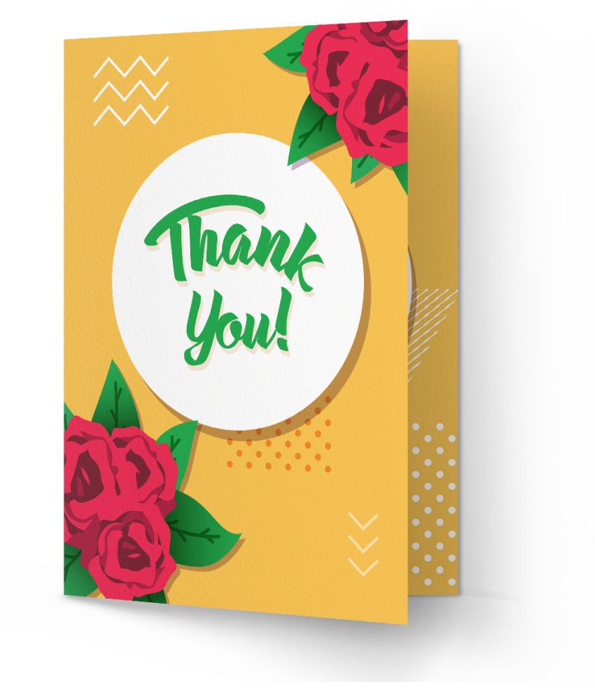 GIFTICS Thank You Greeting Card | Thank You Card | Thank You ...