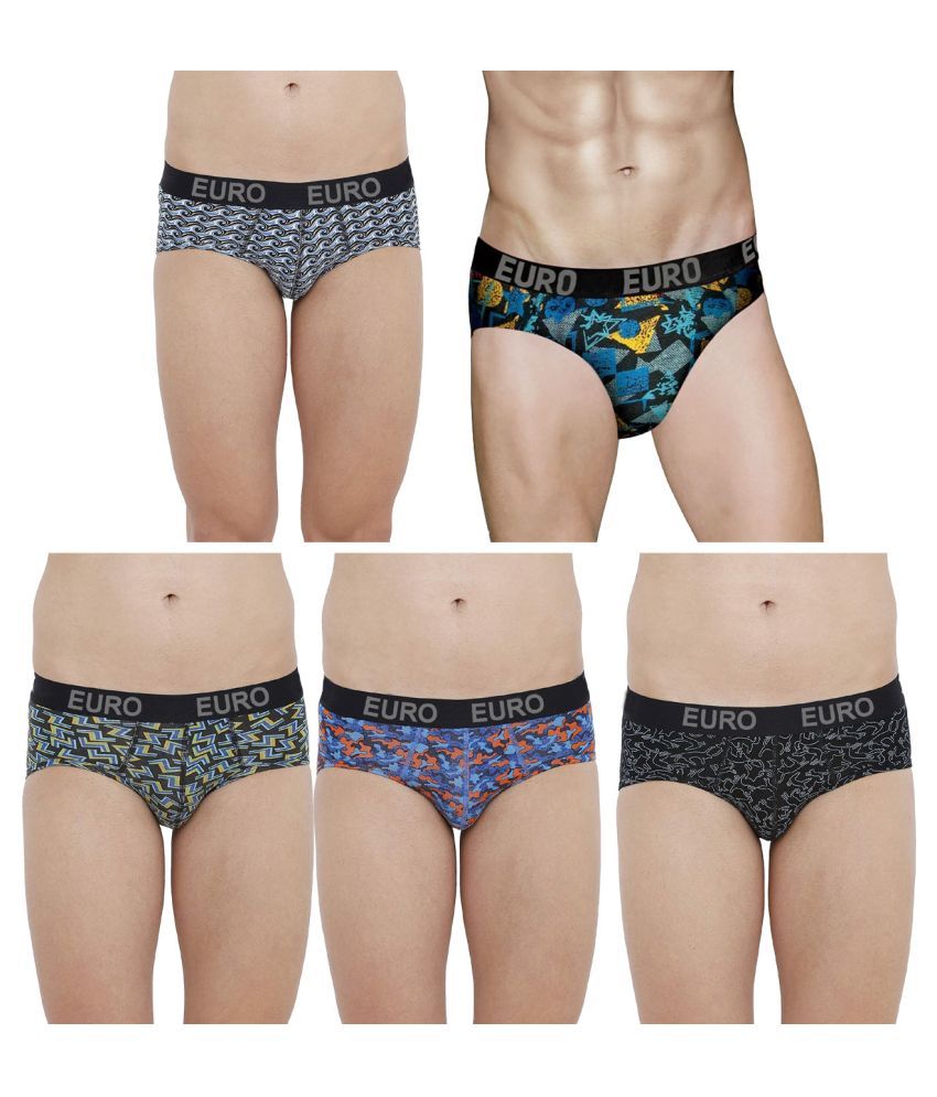     			Euro Multi Brief Pack of 5