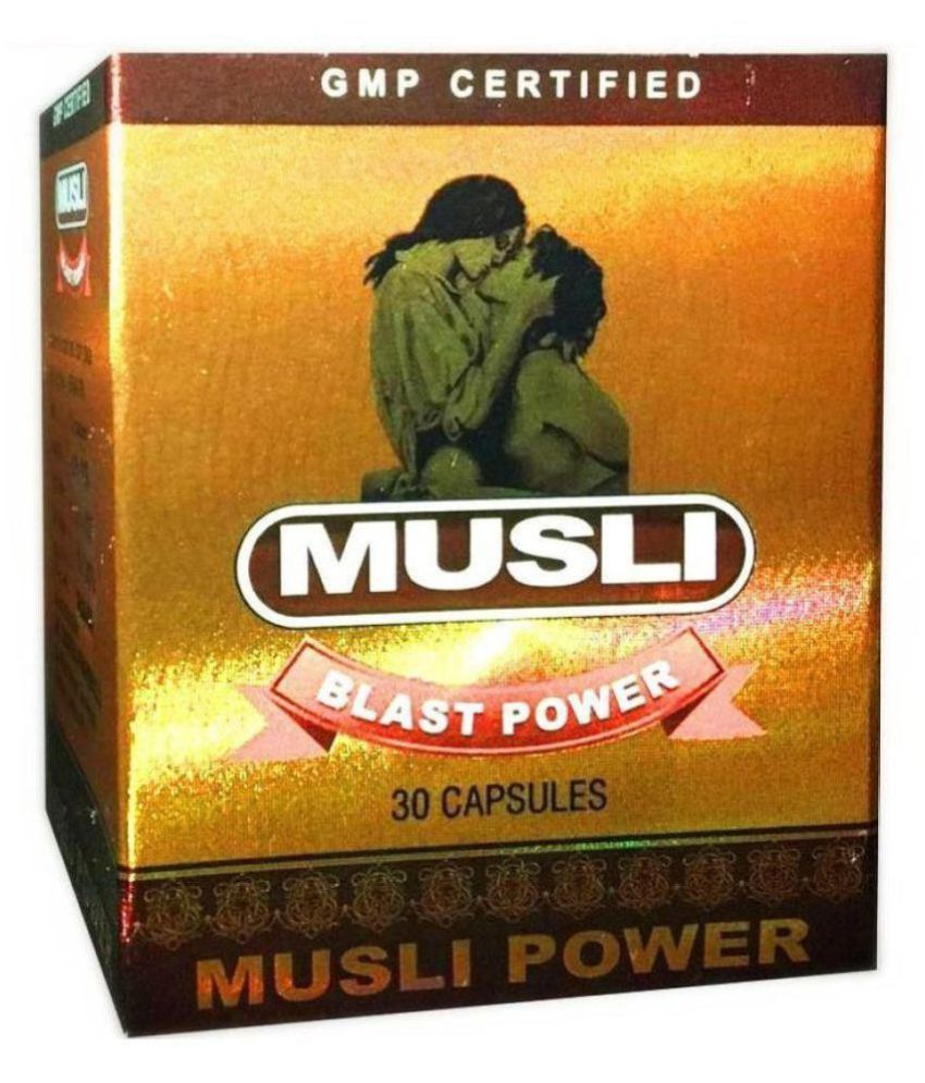     			MUSLI BLAST POWER EXTRA SEX TIME CAPSULES-30 no.s