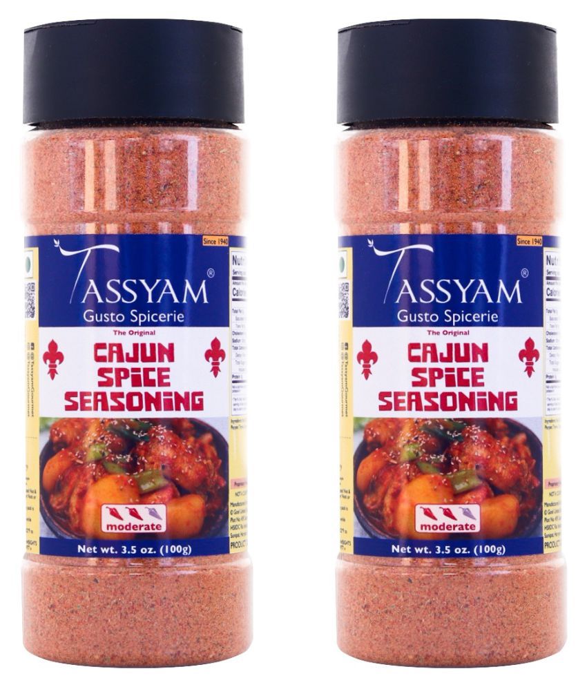     			Tassyam Cajun Spice Seasoning 200 gm Pack of 2