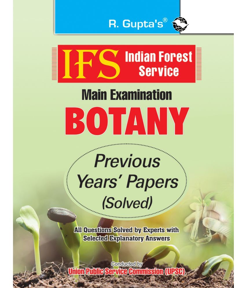     			IFS: Main Exam (Botany) Previous Years' Papers (Solved)