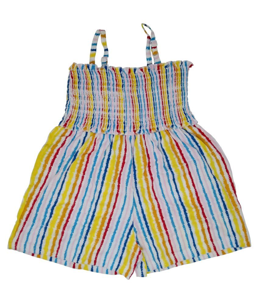     			KABOOS - Multi Cotton Girls Jumpsuit ( )