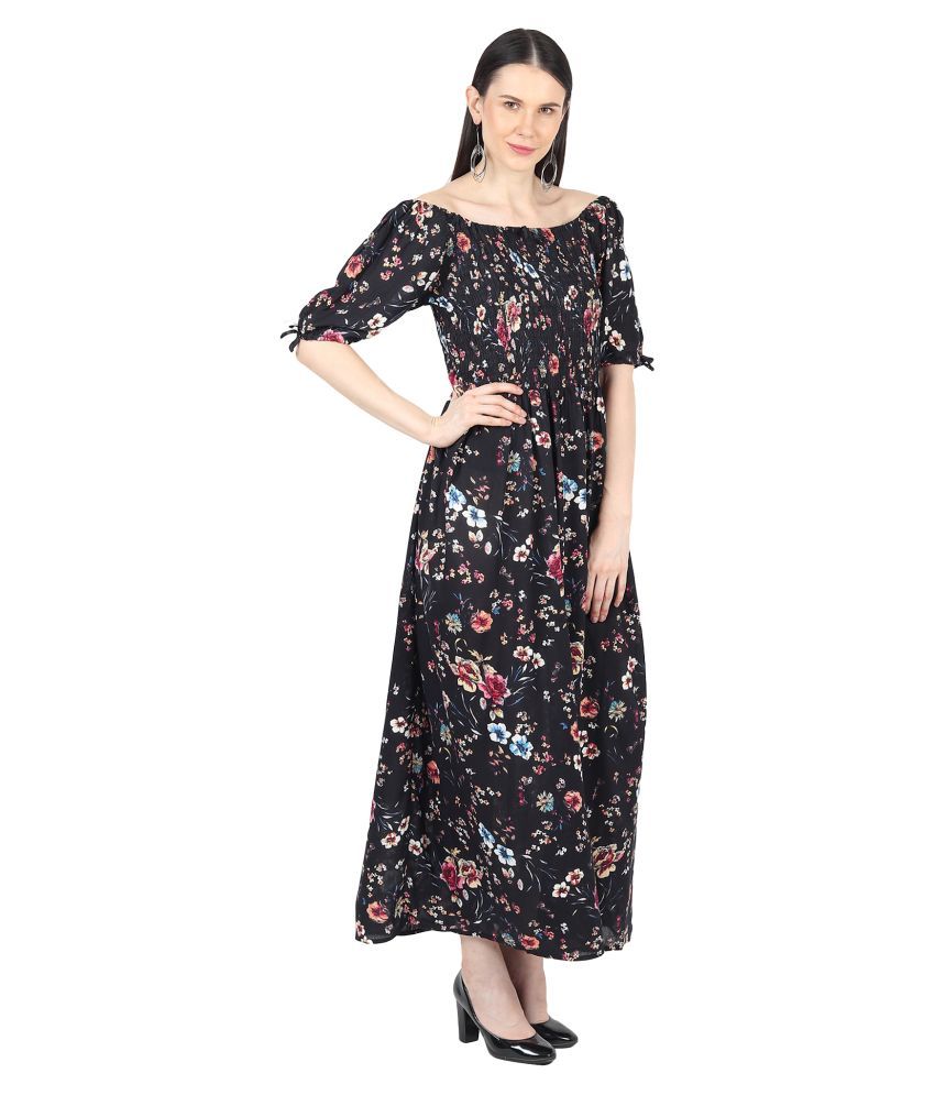 black frock style kurti
