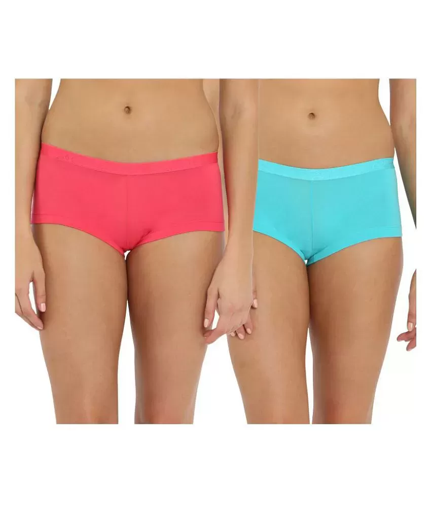 Buy Jockey Women Pink Low Rise Boy Shorts SS04 0105 - Briefs for