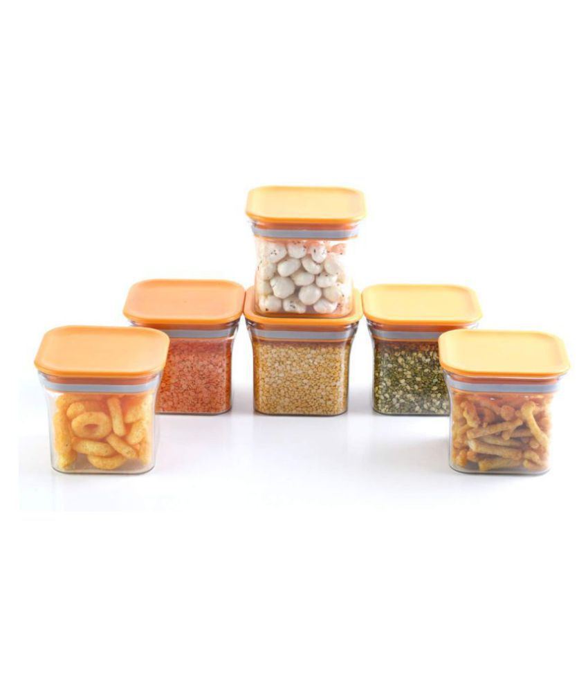     			Analog kitchenware Dal,Pasta,Grocery Polyproplene Food Container Set of 6 550 mL