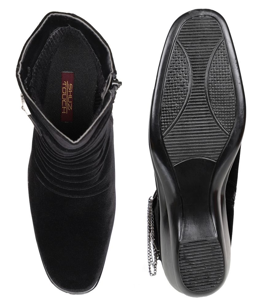 Shuz Touch Black Casual Shoes Price in India- Buy Shuz Touch Black ...