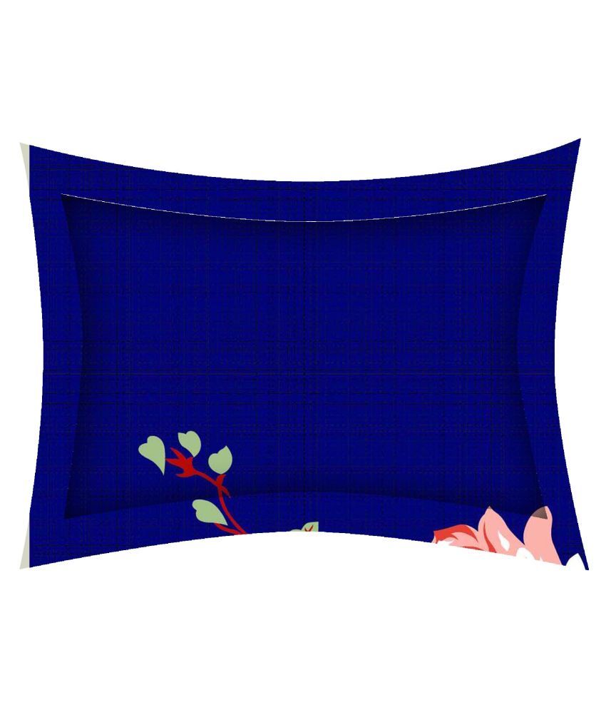 Bella Casa Cotton Double Bedsheet with 2 Pillow Covers ( 235 cm x 215