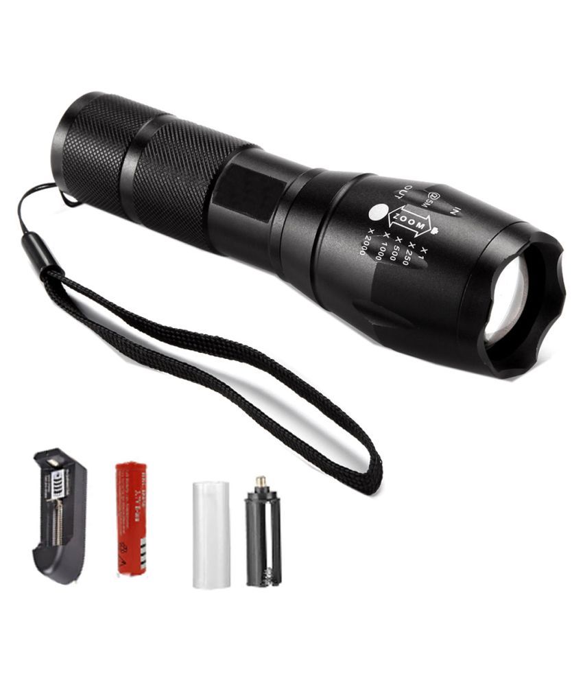 BP Flashlight LED Tactical Flashlight Best Water Resistance 5 Modes Adjustab 16W Flashlight