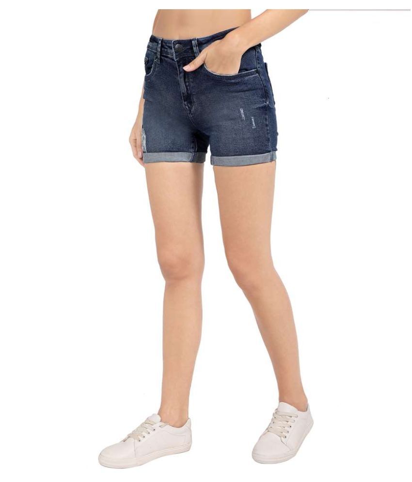 denim hot pants womens